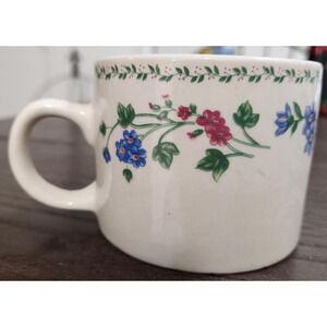 Vintage Farberware "English Garden" 4241 Mug - Artist Dayna Spin, 1993